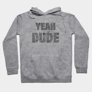 Black Flowers - YEAH DUDE Hoodie